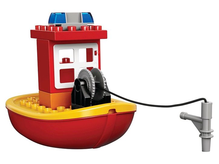 LEGO Duplo 10591 pas cher, Le bateau des pompiers