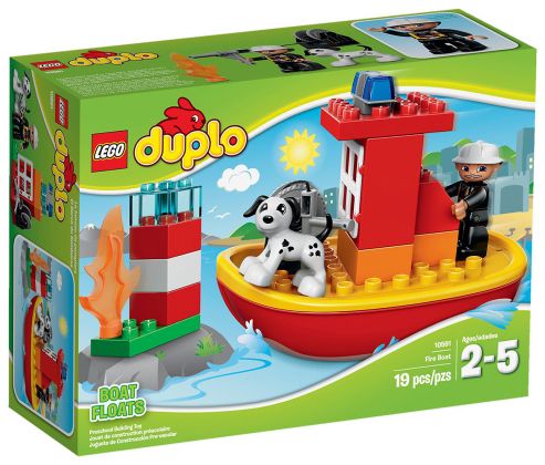 LEGO Duplo 10591 Le bateau des pompiers