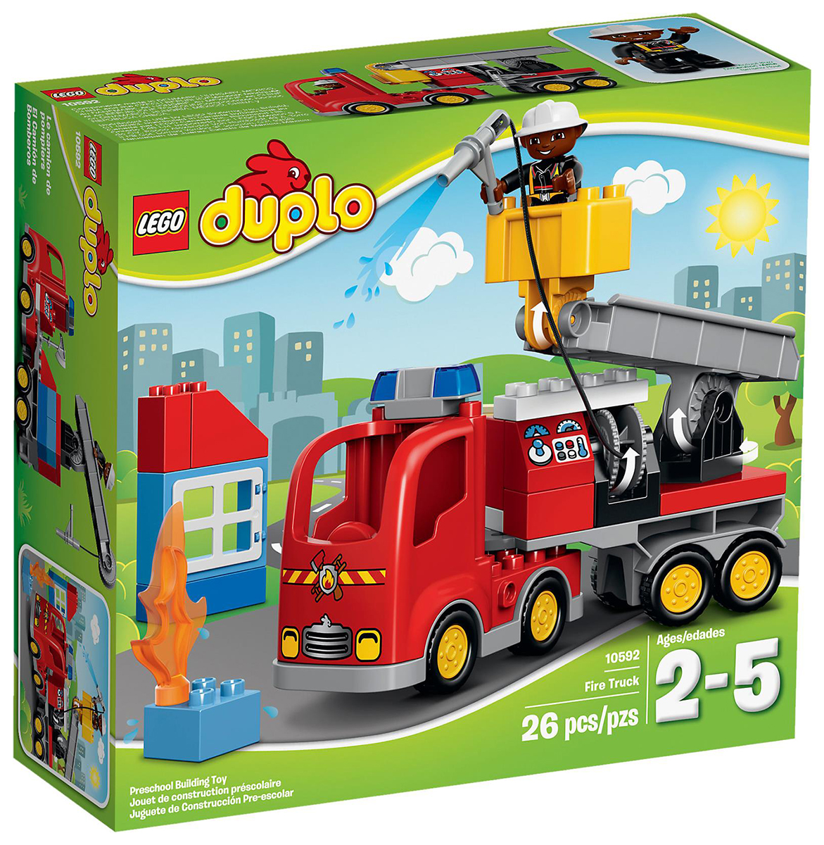LEGO Duplo 10592 pas cher, Le camion de pompiers