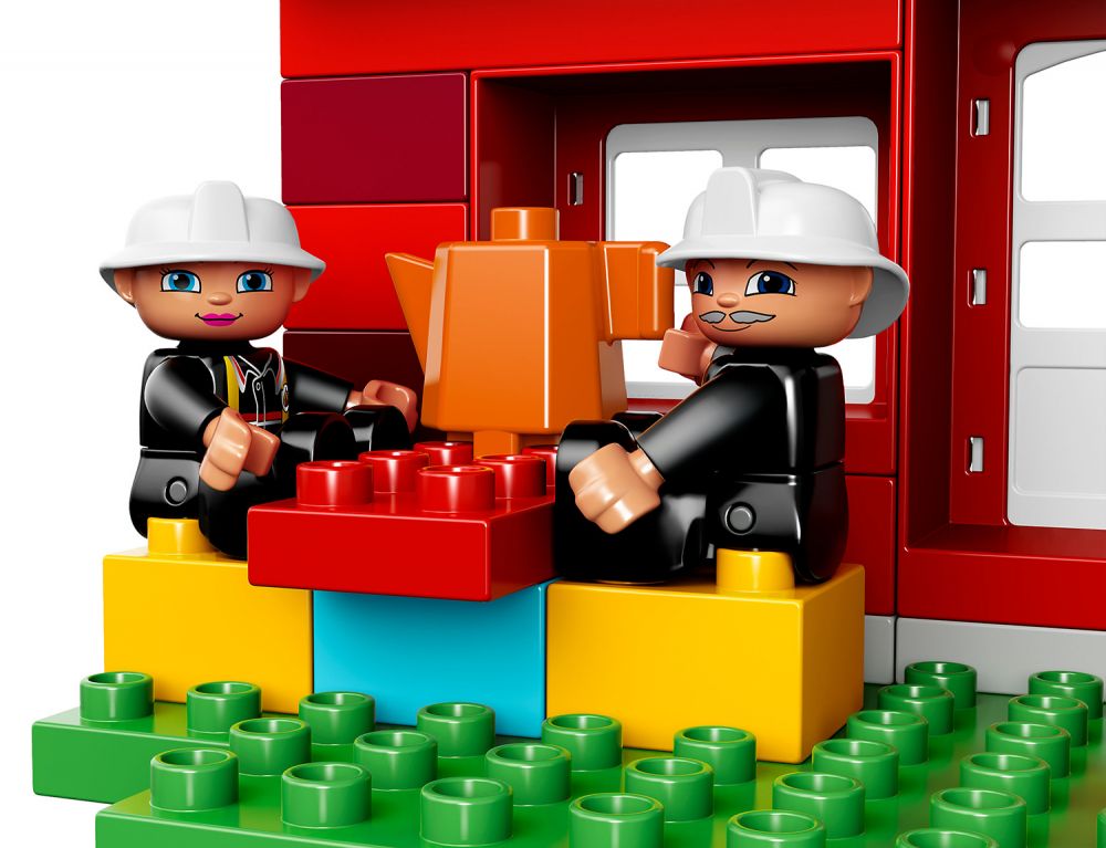 LEGO Duplo 10593 pas cher, La caserne des pompiers