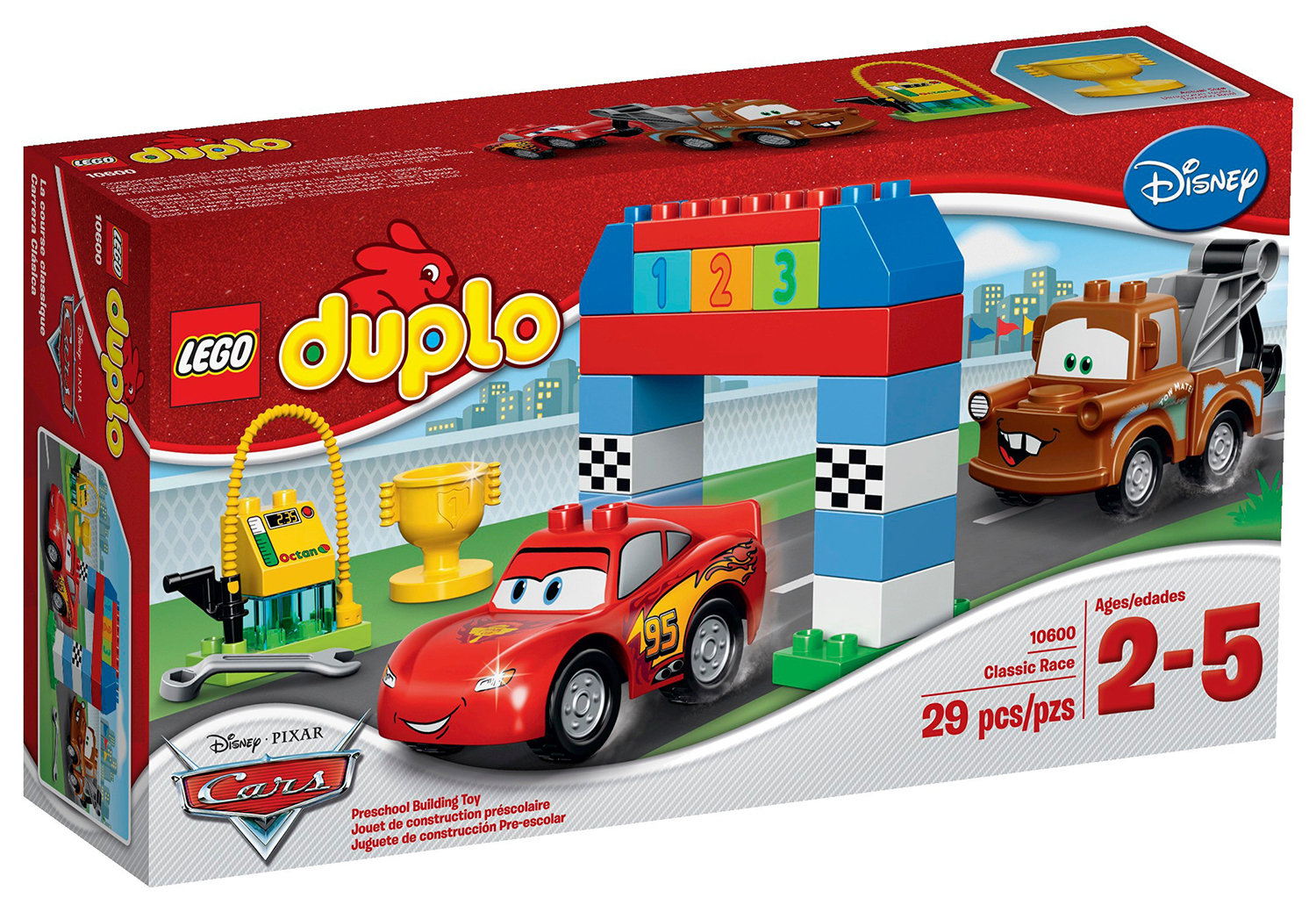 LEGO Duplo 10600 pas cher La course classique Disney