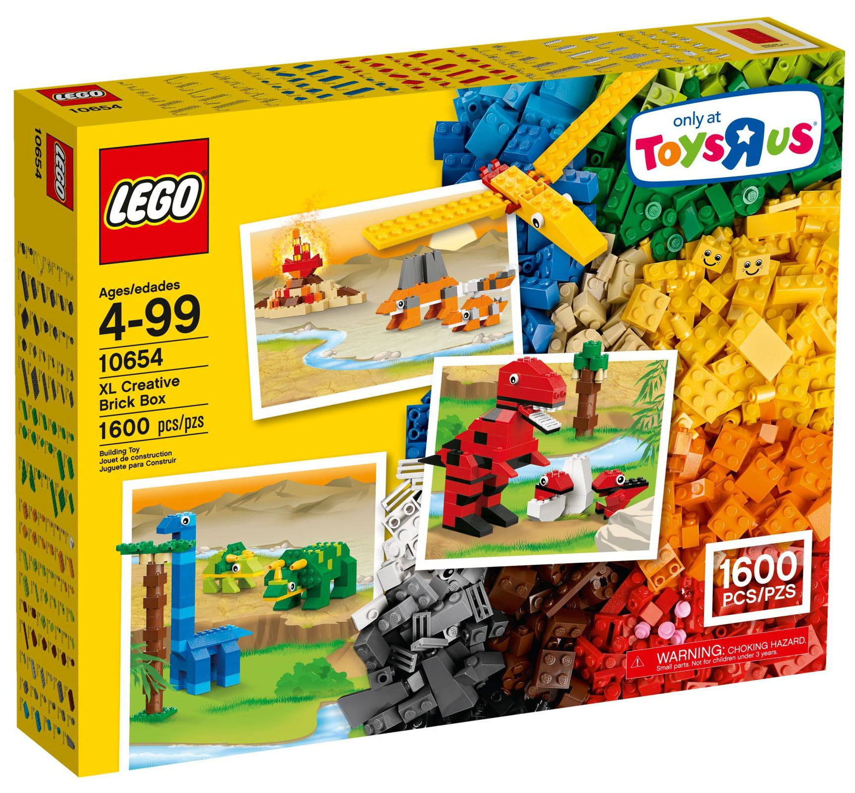 LEGO Classic 10654 pas cher, La boîte XL de briques créatives