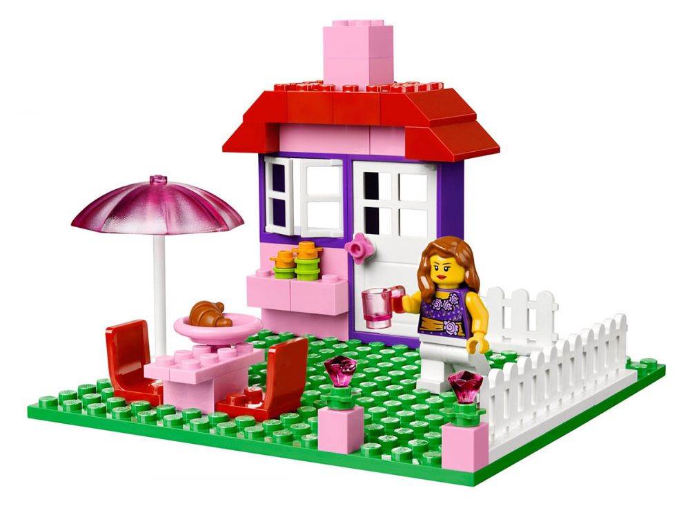 LEGO Juniors 10660 pas cher, La valise de construction fille