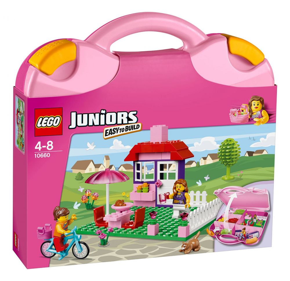 LEGO Juniors 10660 pas cher, La valise de construction fille