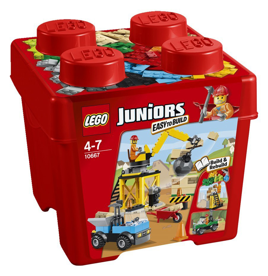 LEGO Juniors 10667 pas cher, Boîte de construction du chantier