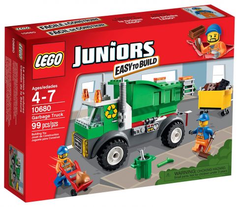 LEGO Juniors 10680 Le camion poubelle