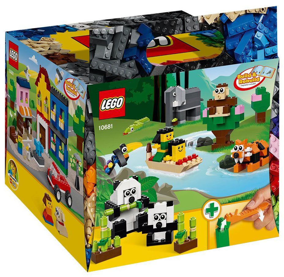 How To Build Lego PANDA - 10681 LEGO® Creative Building Cube Creations 