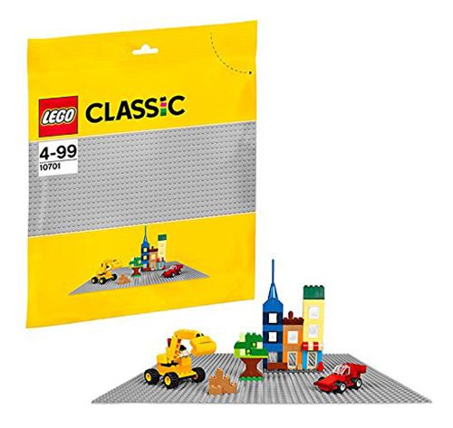 Classic - Plaque de construction gris (10701) LEGO