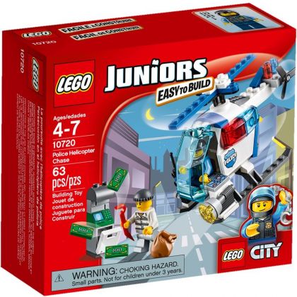 LEGO Juniors 10720 La poursuite en hélicoptère de police