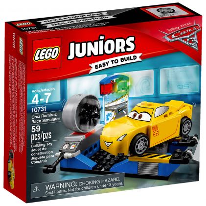 LEGO Juniors 10731 Le simulateur de course de Cruz Ramirez