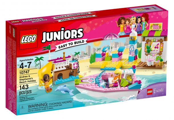 LEGO Juniors 10747 Les vacances à la mer d'Andréa et Stéphanie