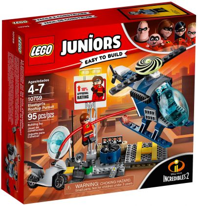 LEGO Juniors 10759 Les Indestructibles 2: La poursuite sur les toits d'Elastigirl