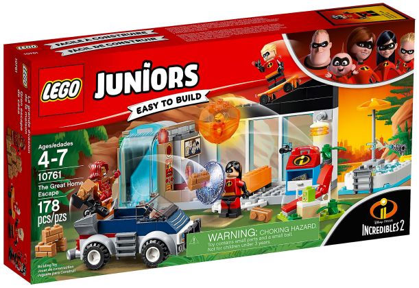 LEGO Juniors 10761 Les Indestructibles 2 : La grande évasion