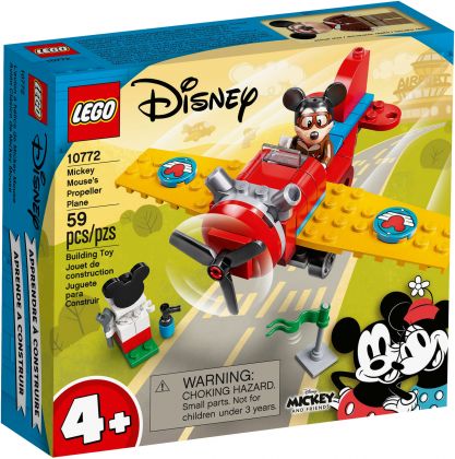 LEGO Disney 10772 Mickey & ses amis : L’avion à hélice de Mickey Mouse