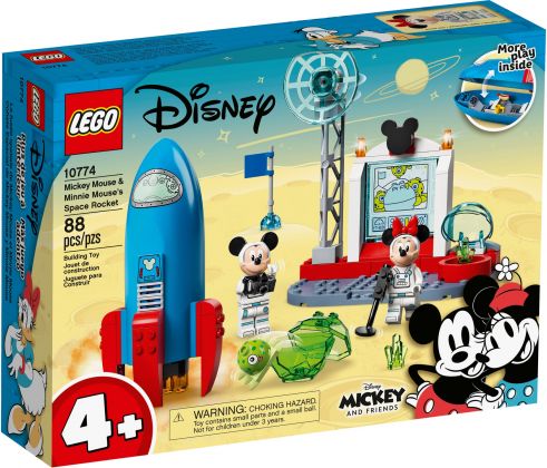 LEGO Disney 10774 Mickey & ses amis : La fusée spatiale de Mickey Mouse et Minnie Mouse