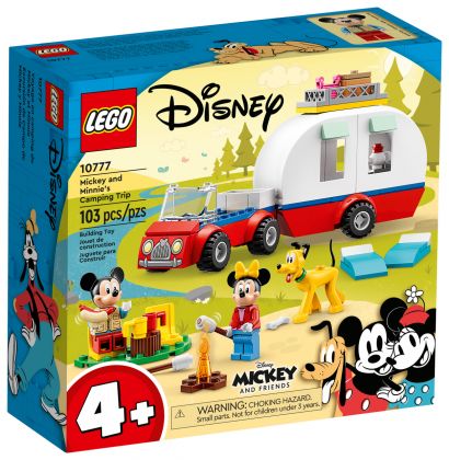 LEGO Disney 10777 Mickey Mouse et Minnie Mouse font du camping