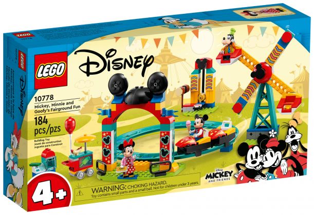 LEGO Disney 10778 Mickey, Minnie et Dingo à la fête foraine