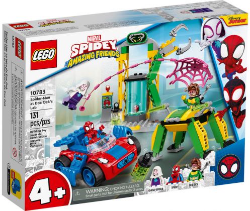 LEGO Marvel 10783 Spider-Man dans le labo de Docteur Octopus