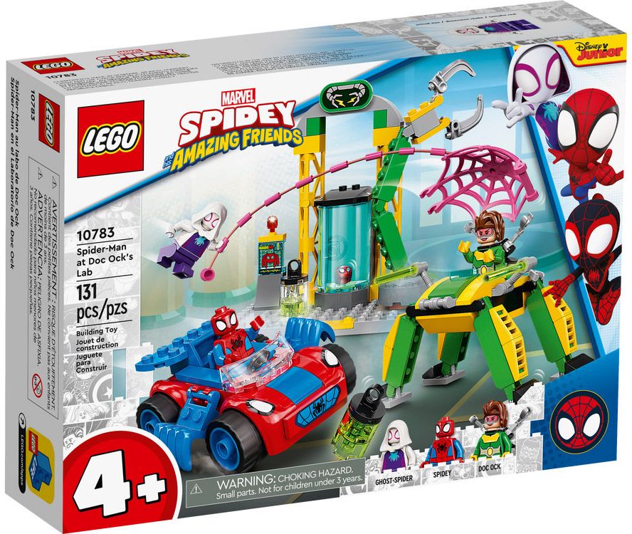 LEGO Marvel 10783 pas cher, Spider-Man dans le labo de Docteur Octopus