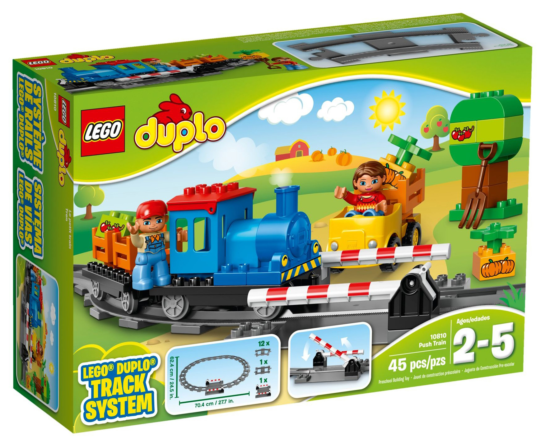LEGO Duplo 10810 pas cher, Mon premier jeu de train