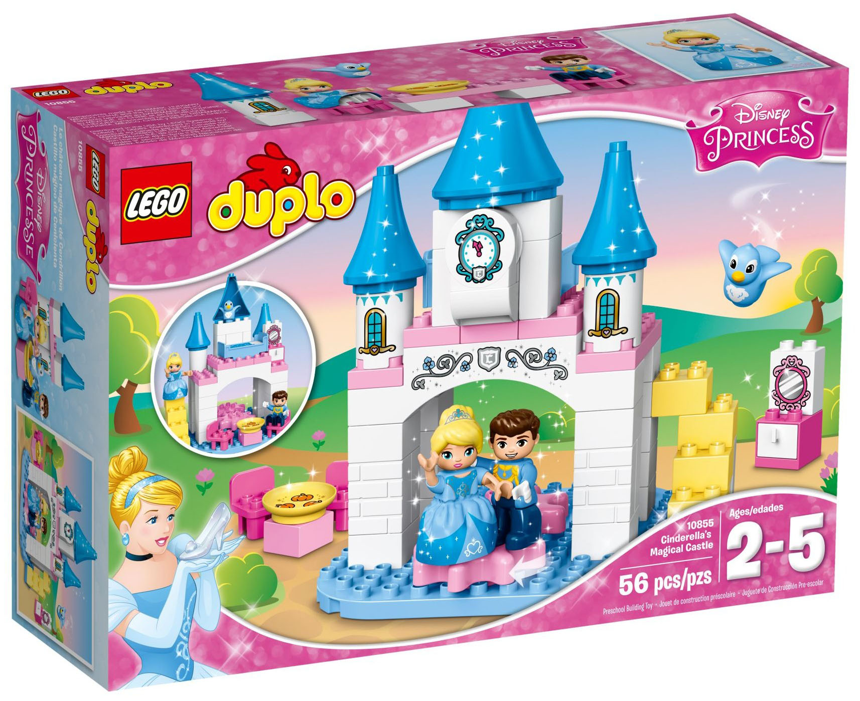 LEGO Duplo 10855 pas cher, Le château magique de Cendrillon