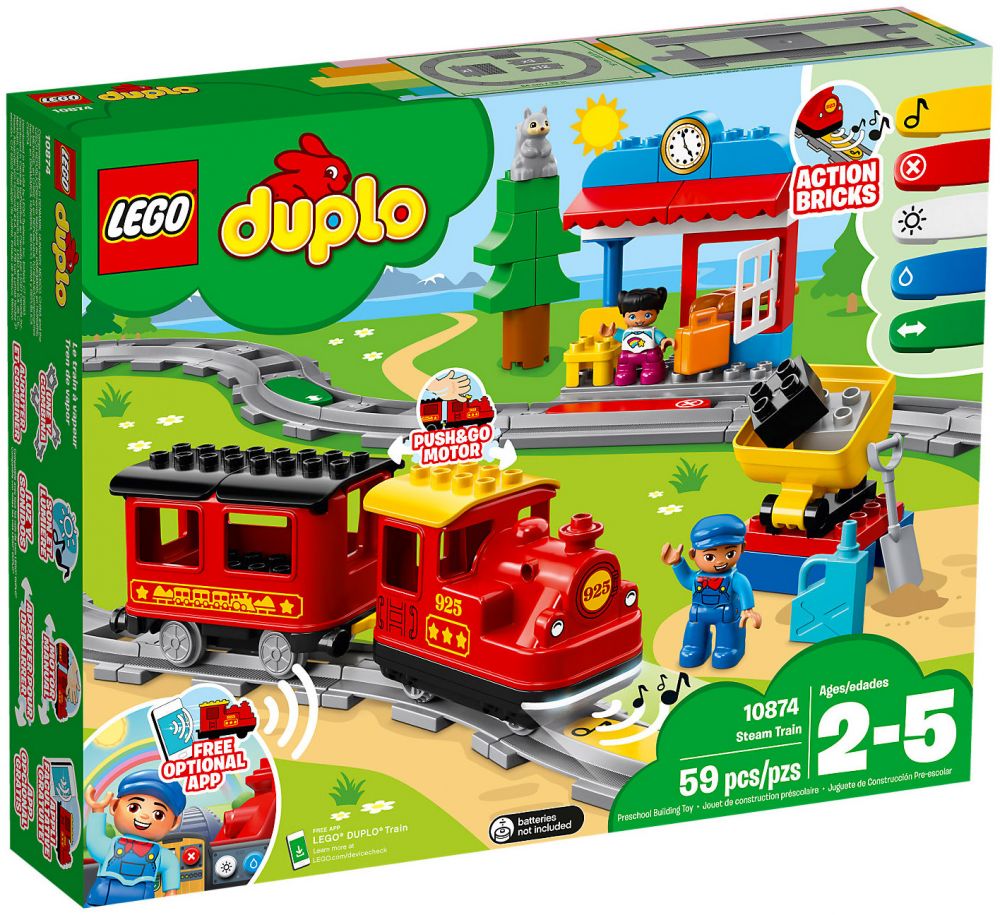 Les rails du train LEGO Duplo 10882 - La Grande Récré