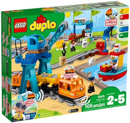 LEGO Duplo 10875 Le train de marchandises