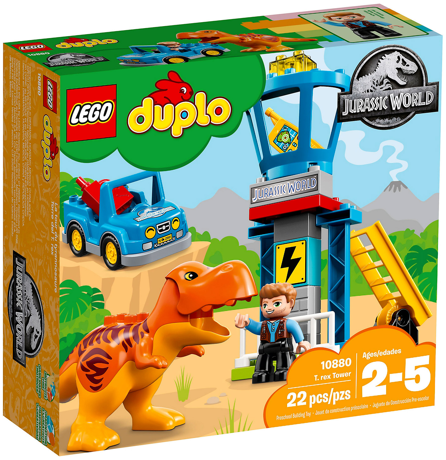 lego-duplo-10880-pas-cher-la-tour-du-t-rex-jurassic-world