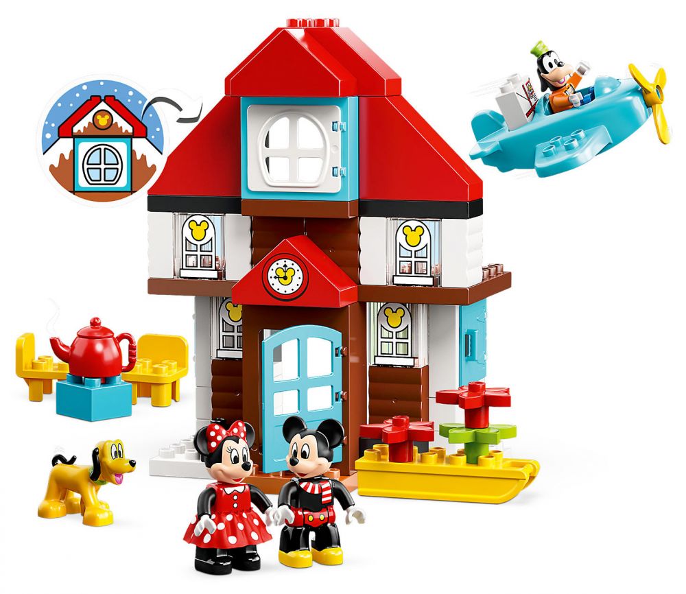 LEGO Duplo 10889 pas cher, La maison de vacances de Mickey