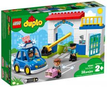 Lego 10901 duplo town le camion de pompiers jouet pour enfants 2 - 5 ans  avec son lumiere et figurine de pompier - La Poste