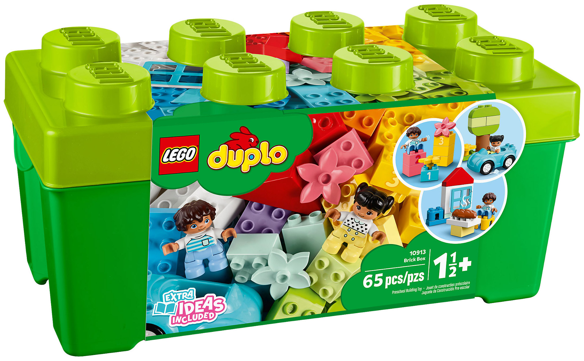 LEGO DUPLO Classic 10914 La Boîte de Briques Deluxe Jeu de Construction  pour Bébés 1 an pas cher 