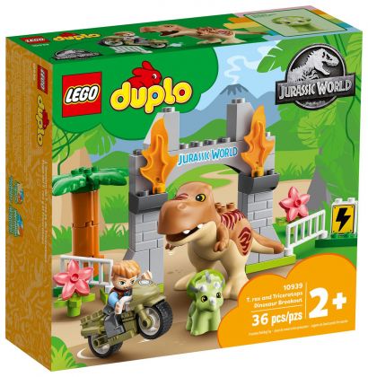 LEGO Duplo 10939 L'évasion du T. rex et du Triceratops