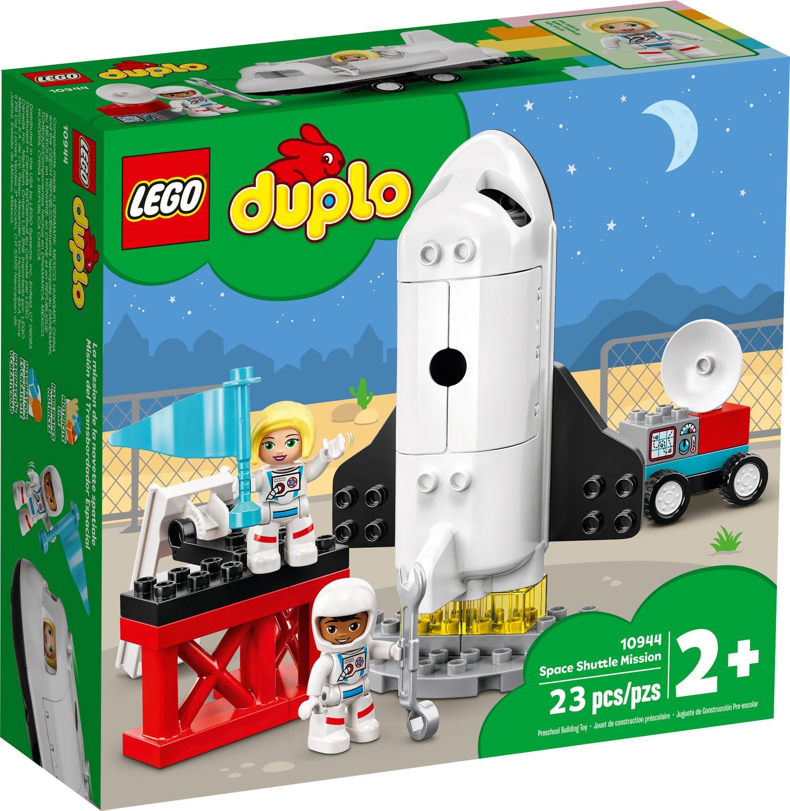 Temu Rocketship LEGO Duplo 10944 pas cher, La mission de la navette spatiale