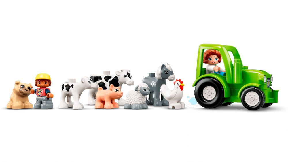 LEGO® 10952 DUPLO® Town La Grange, Le Tracteur et Les Animaux de la Ferme  Jouet avec Figurines pour Enfant de 2 Ans et + sur marjanemall aux  meilleurs prix au Maroc