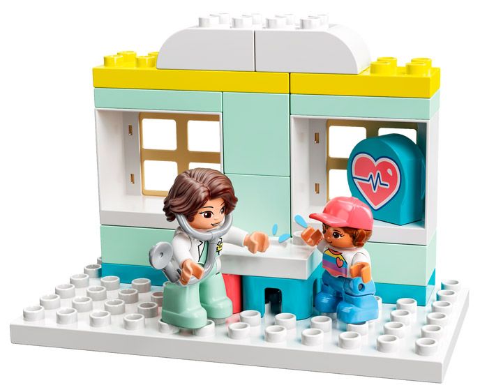 LEGO® 10968 DUPLO La Visite Médicale, Jeu de Construction Grandes Briques,  Jouet Éducatif d'Apprentissage Pour Bébés Dès 2 Ans - Cdiscount Jeux -  Jouets