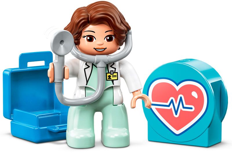 LEGO DUPLO 10968 - La Visite Médicale, Jeu Éducatif Dès 2 Ans pas