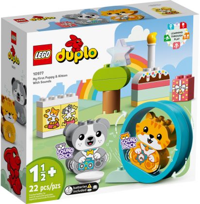 LEGO Duplo 10977 Mes premiers chiot et chaton avec effets sonores