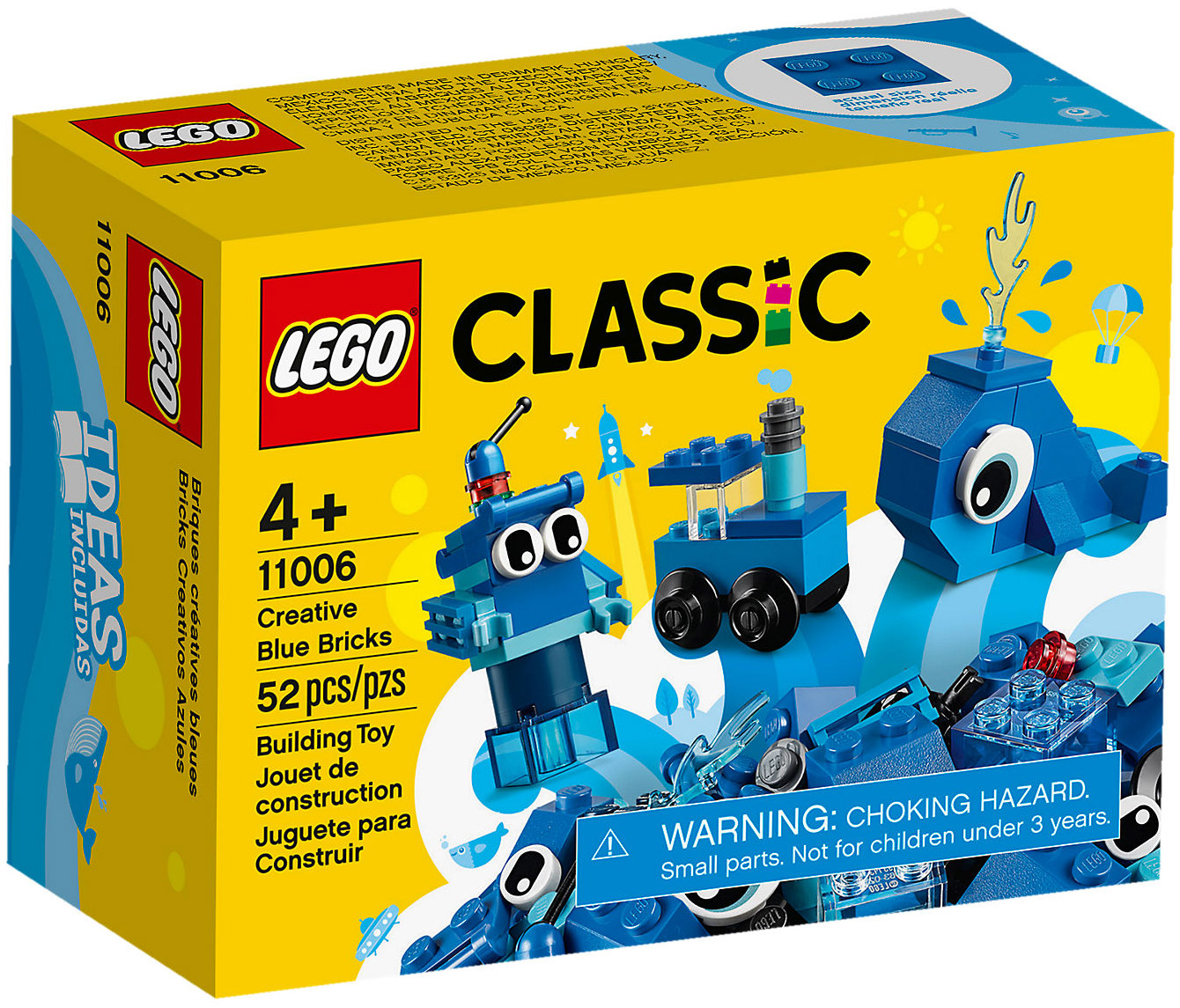 Lego Briques Plaque de base Bleue