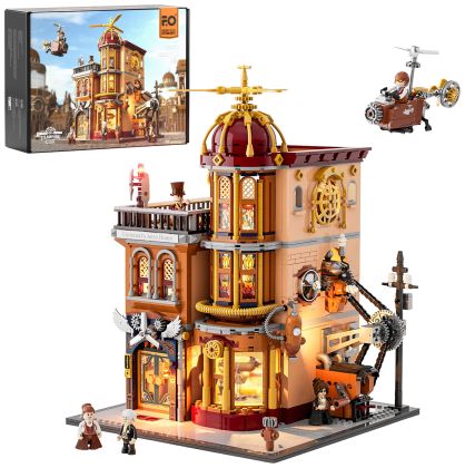 Lumibricks Steampunk World 11007 Aéroclub Steampunk