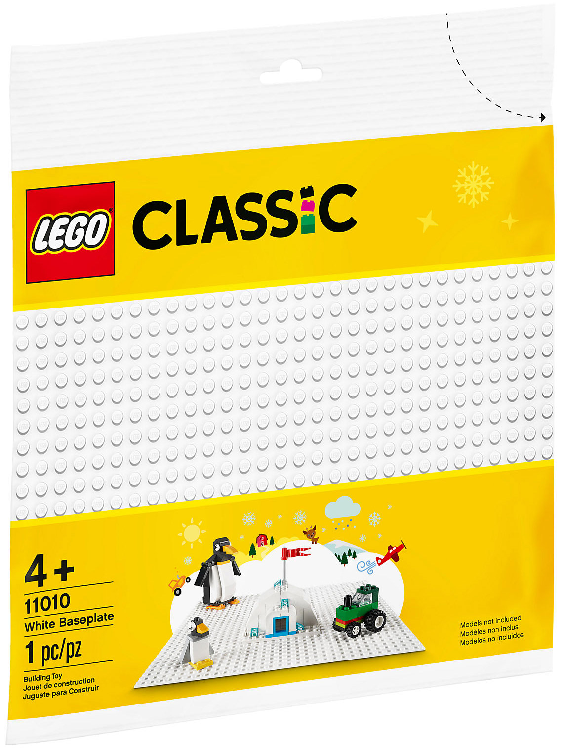 LEGO Classic 11010 pas cher, La plaque de base blanche