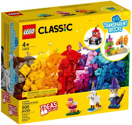 LEGO Classic 11013 Briques transparentes créatives