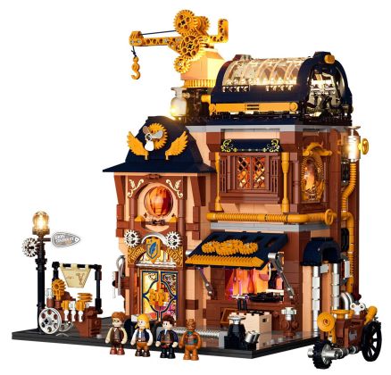 Lumibricks Steampunk World 11015 Atelier de mécanique Steampunk