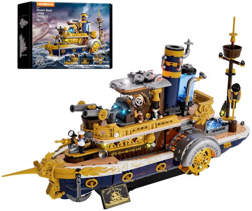 Lumibricks Steampunk World 11016 Bateau à vapeur