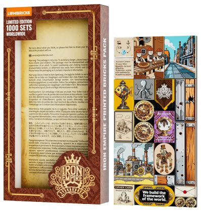 Lumibricks Steampunk World 11018 Pack de briques imprimées Iron Empire