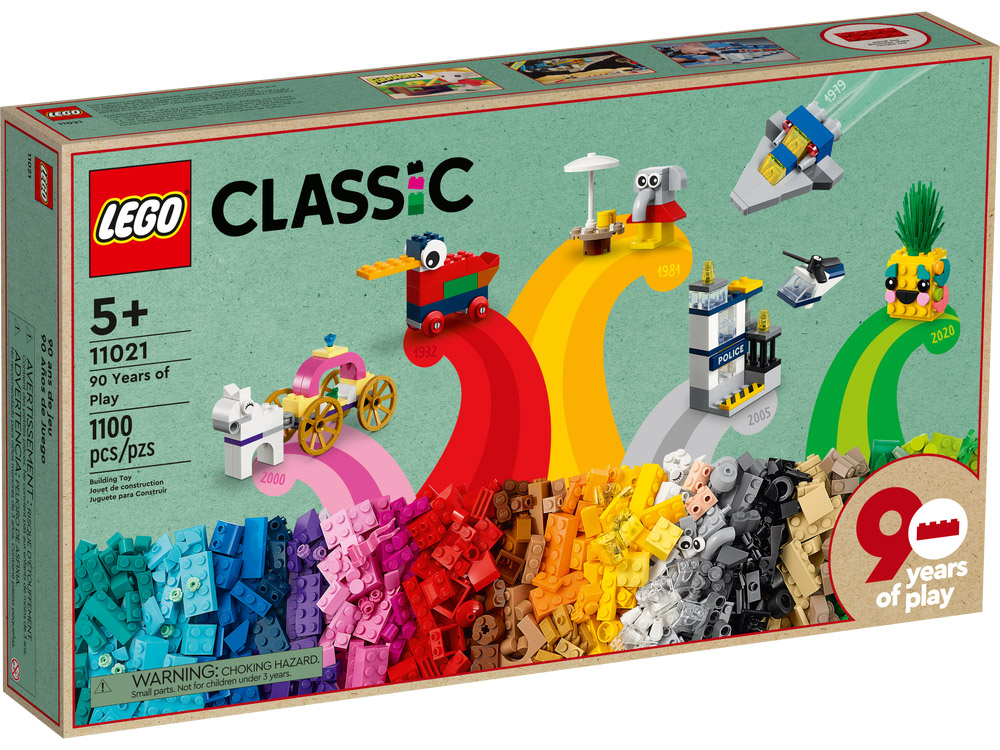 LEGO Classic 11021 pas cher, 90 ans de jeu