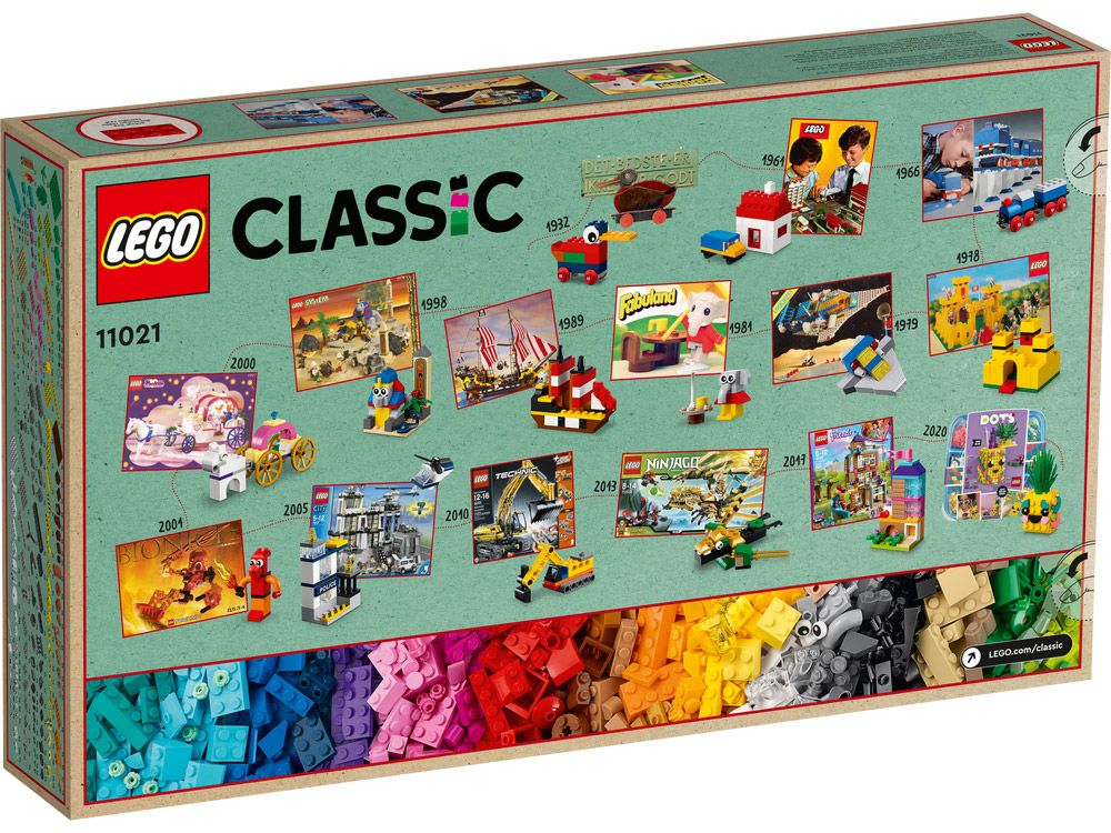 La plaque de construction blanche LEGO CLASSIC 11026 - La Grande Récré
