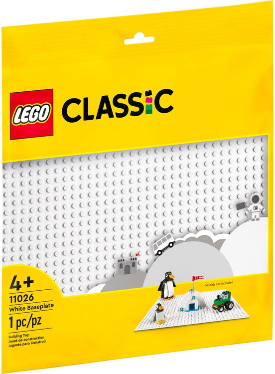 LEGO Classic 11026 pas cher, La plaque de construction blanche