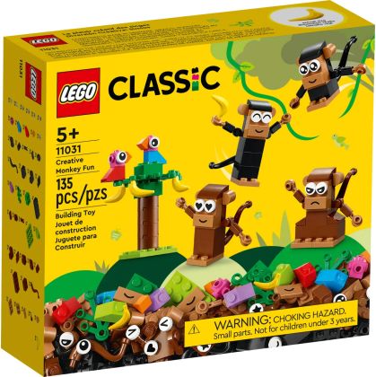 LEGO Classic 11031 L’amusement créatif avec des singes