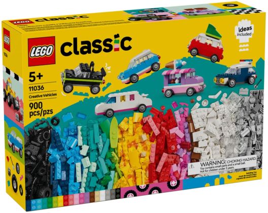 LEGO Classic 11036 Les véhicules créatifs