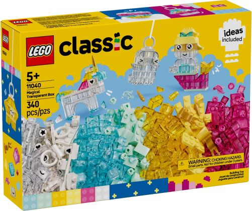 LEGO Classic 11040 La boîte de briques transparentes magiques